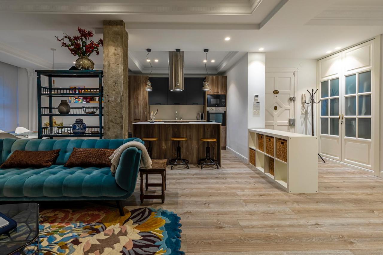 110 M2 Central Apartment In Abando Close To Guggenheim With Parking Bilbao Extérieur photo